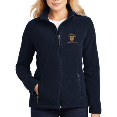 Ladies Fleece Jacket (Full Color Logo) Thumbnail