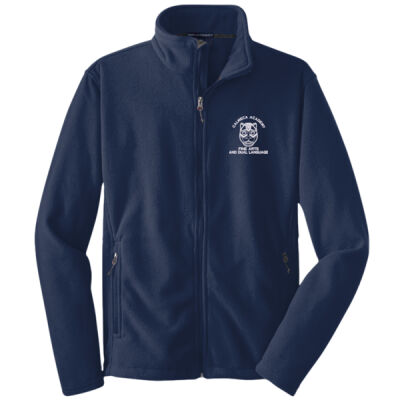 Men Fleece Jacket (White Logo) Thumbnail